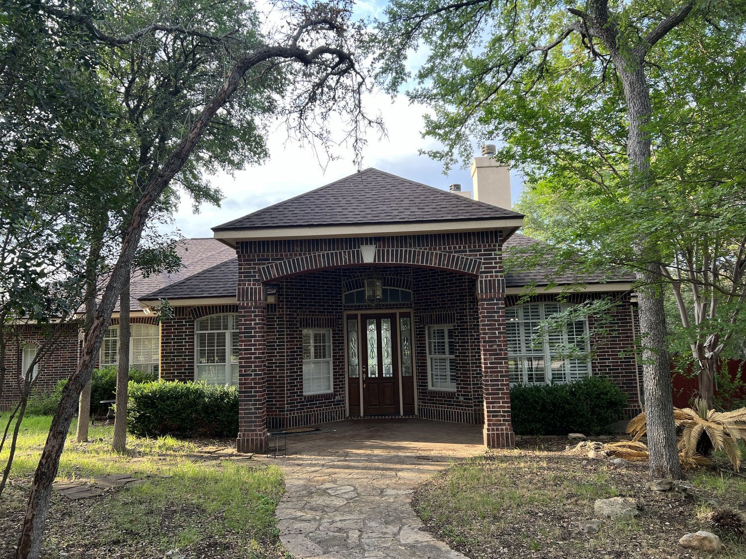 The San Marcos house before its whole-home renovation